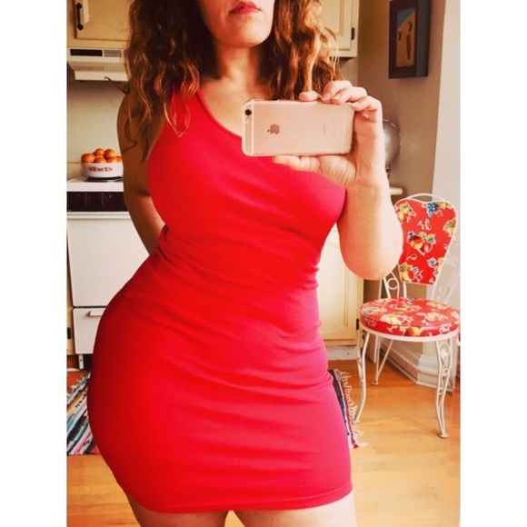 Vintage Dresses & Skirts - Vintage—In Charge, Red Tank Dress